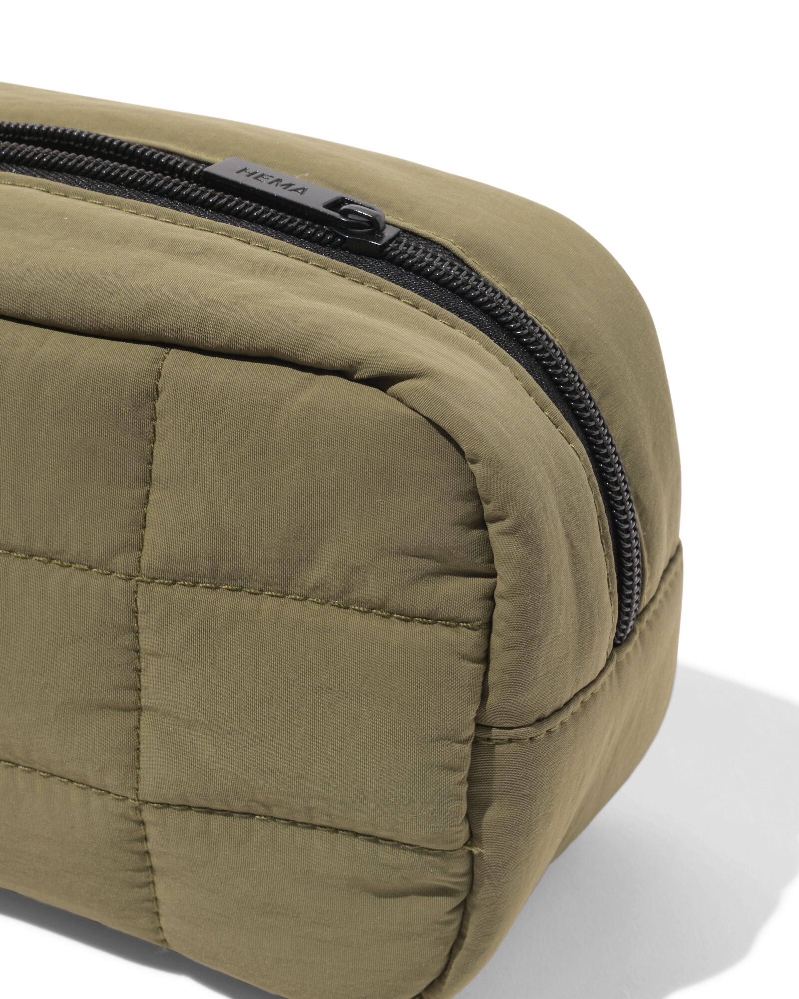 trousse de toilette 12x18cm vert fonc&eacute; - 11890752 - HEMA