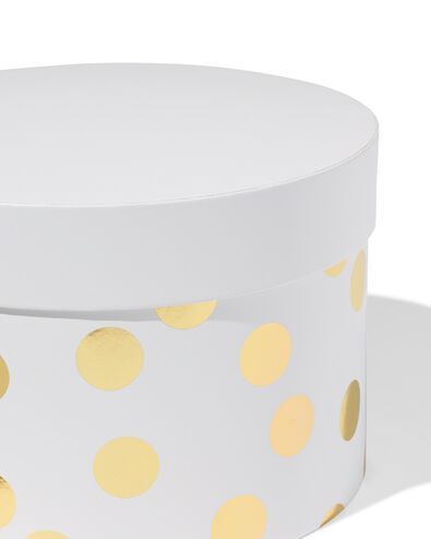 doos &Oslash;22.2x15 rond stippen - 14793363 - HEMA