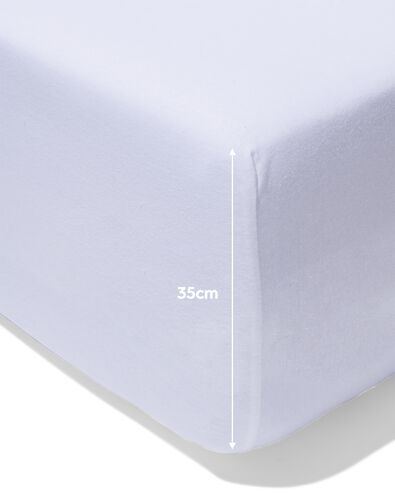boxspring hoeslaken jersey 90x220 wit - 5180061 - HEMA