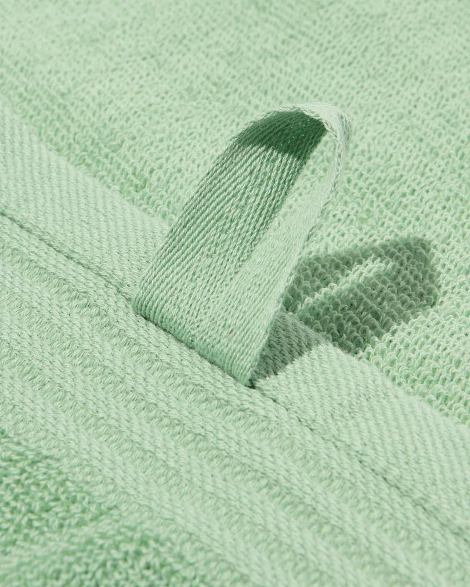 essuie-mains 50x50cm coton vert moyen - 5400097 - HEMA