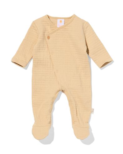 Newborn-Strampler aus Jersey sandfarben sandfarben - 33439220SAND - HEMA