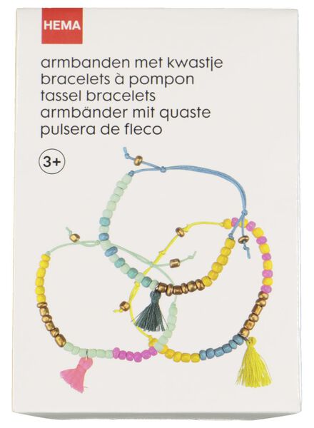 bracelets avec pompon - 15950016 - HEMA