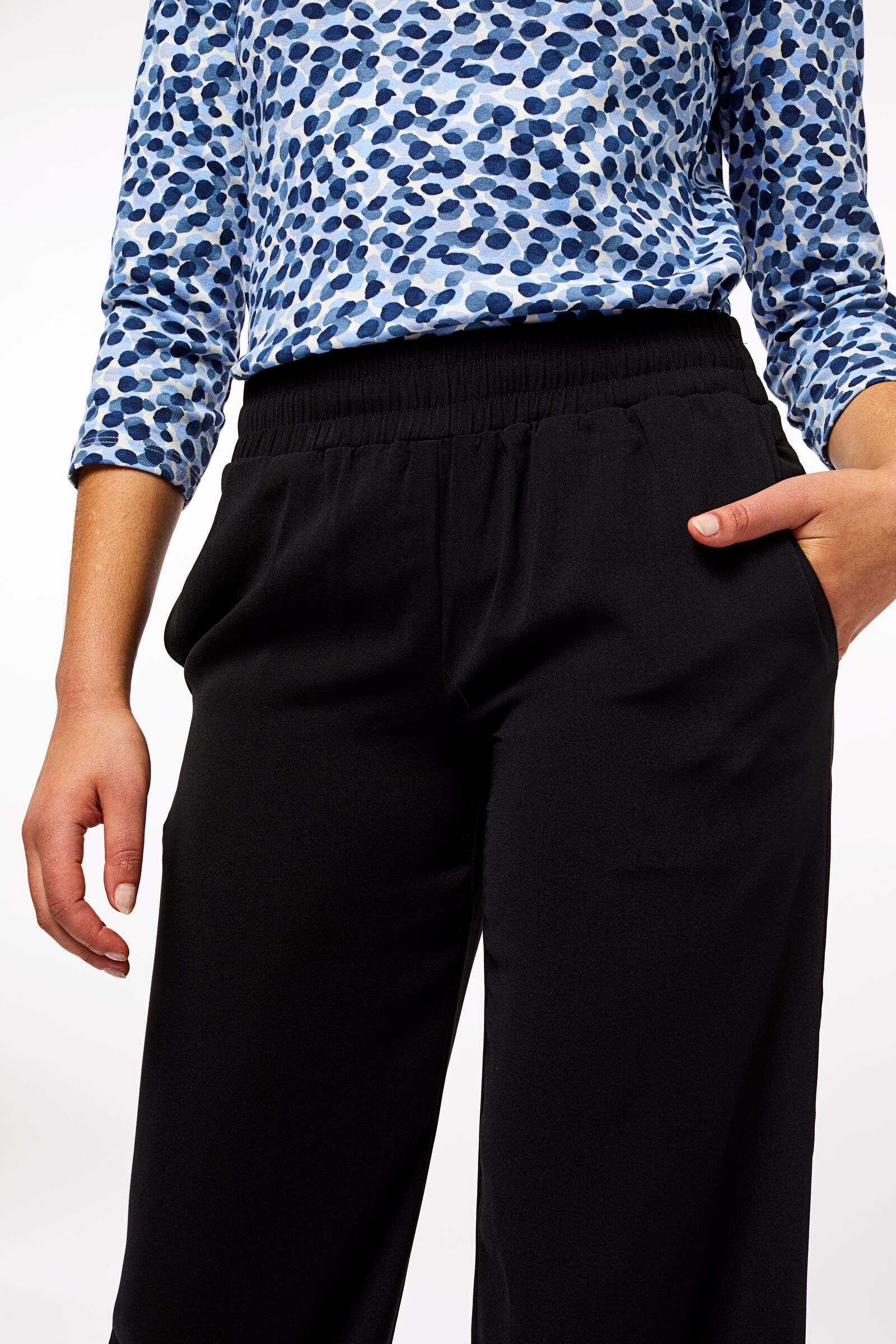 pantalon femme noir XL - 36218394 - HEMA