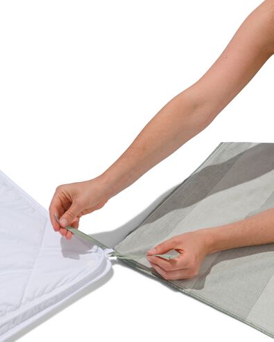 housse de couette coton doux 240x220 rayures - 5790093 - HEMA