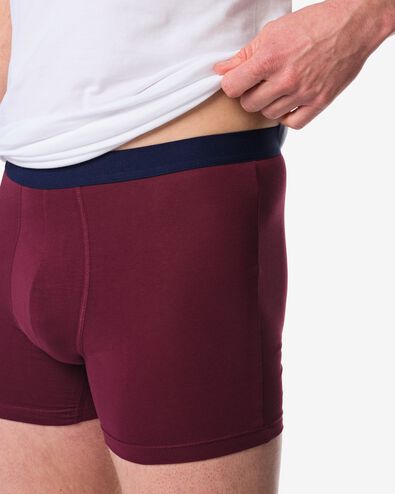 Herren-Boxershorts &ndash; 3 St&uuml;ck dunkelrot dunkelrot - 19168340DARKRED - HEMA