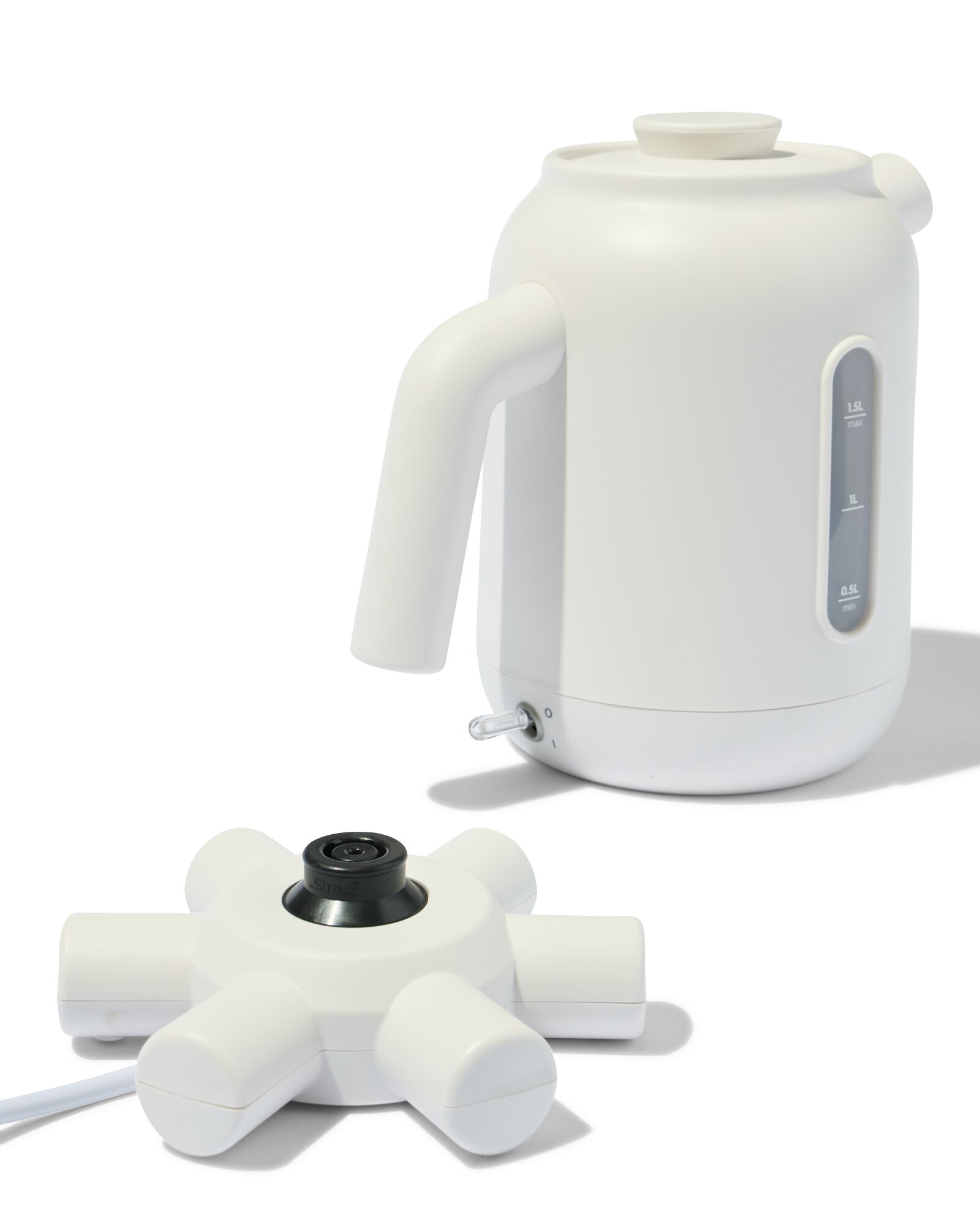 Wasserkocher Ketelbinkie, kabellos, 1.5 L, wei&szlig; - 80090025 - HEMA
