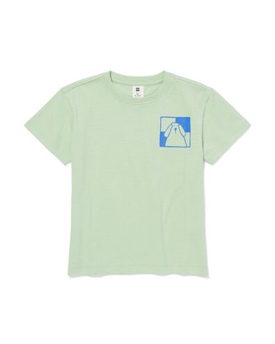 t-shirt enfant animaux vert clair - 30787421LIGHTGREEN - HEMA