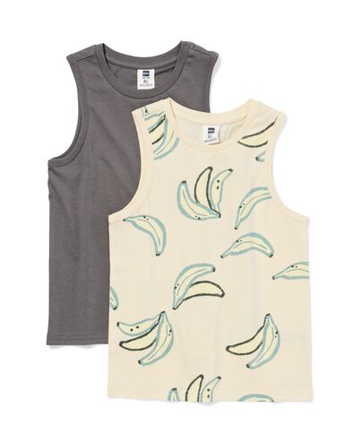 d&eacute;bardeurs enfant bananes - Lot de 2 &eacute;cru &eacute;cru - 30719909ECRU - HEMA