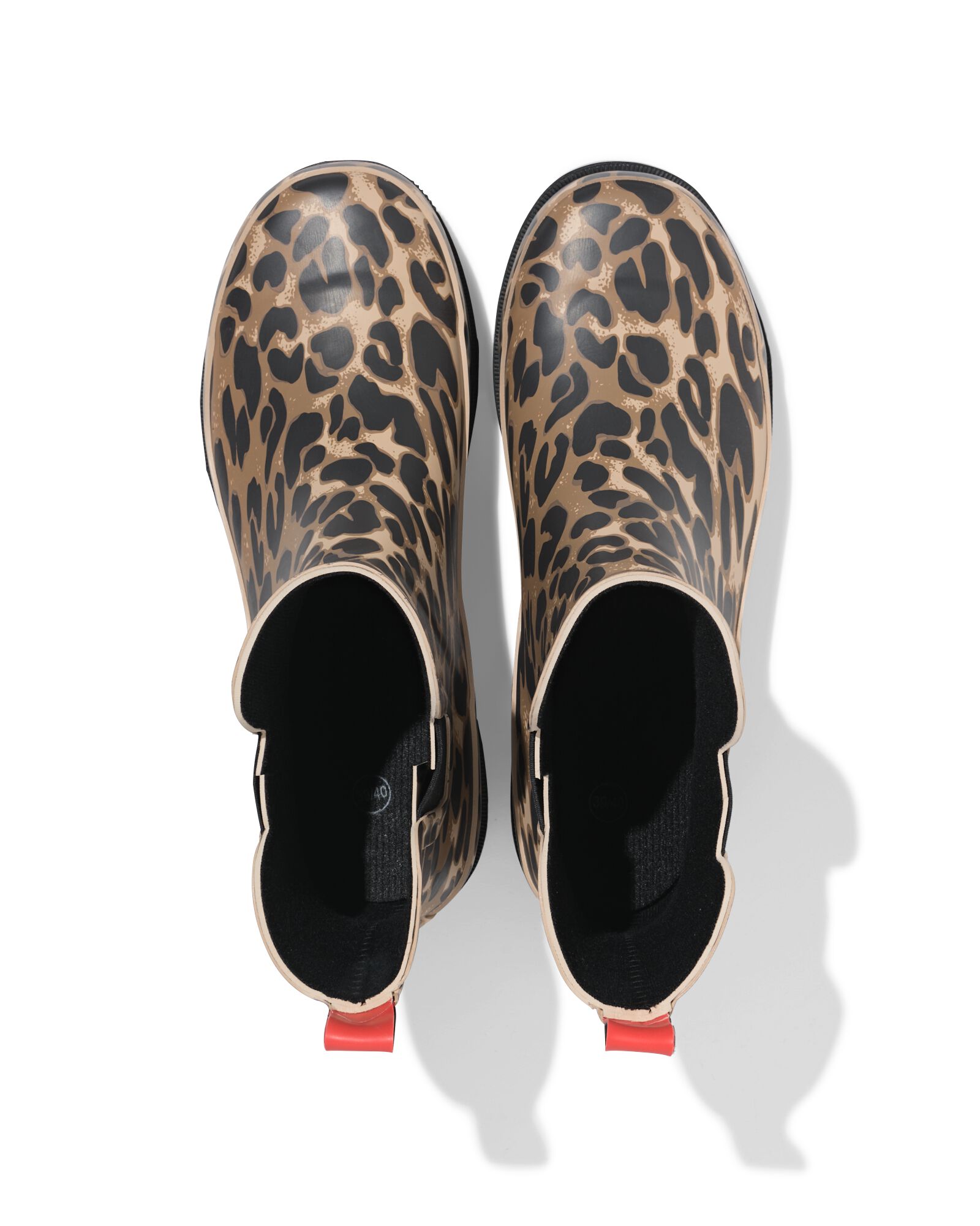 Damen-Gummistiefel Leopardenmuster braun braun - 34460510BROWN - HEMA