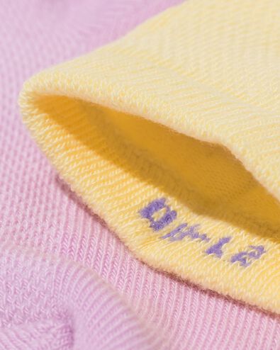 Kinder-Kurzs&ouml;ckchen aus Netzstoff &ndash; 5 Paar gelb gelb - 4320765YELLOW - HEMA