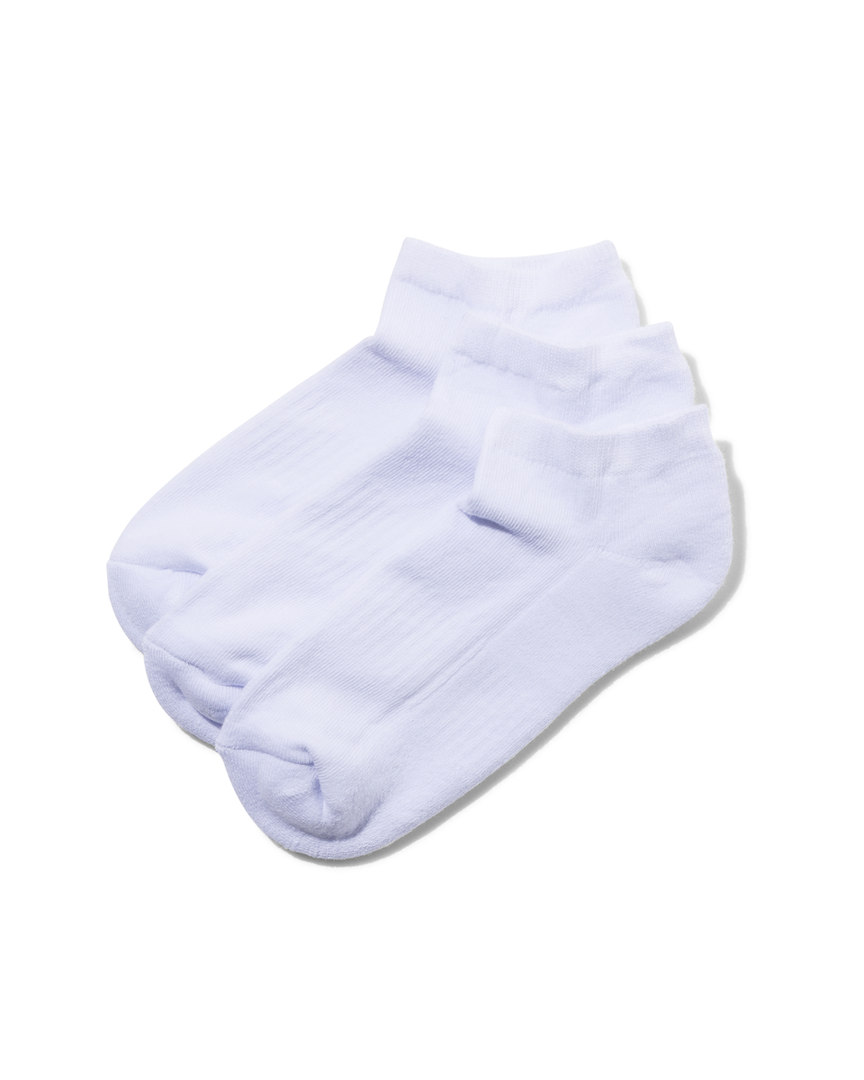3 paires de chaussettes de sport blanc blanc - 1000002089 - HEMA