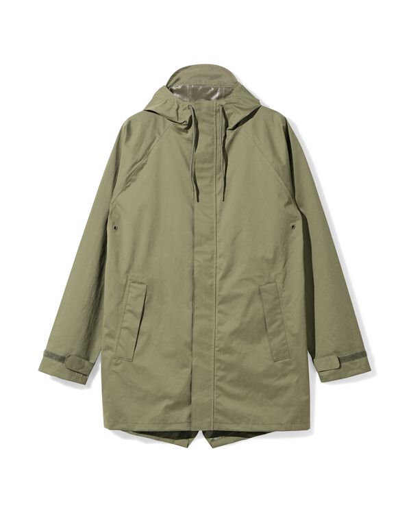 regenjas voor volwassenen khaki khaki - 34450070KHAKI - HEMA