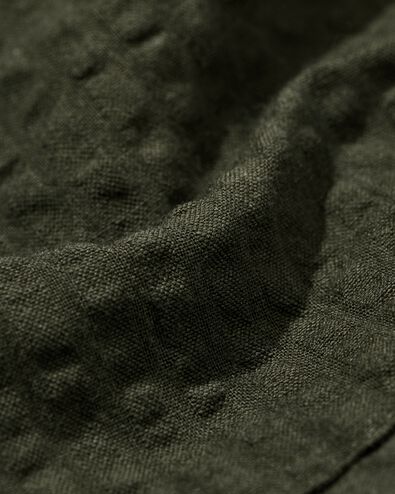 chemise homme Sep seersucker vert fonc&eacute; vert fonc&eacute; - 2132320DARKGREEN - HEMA