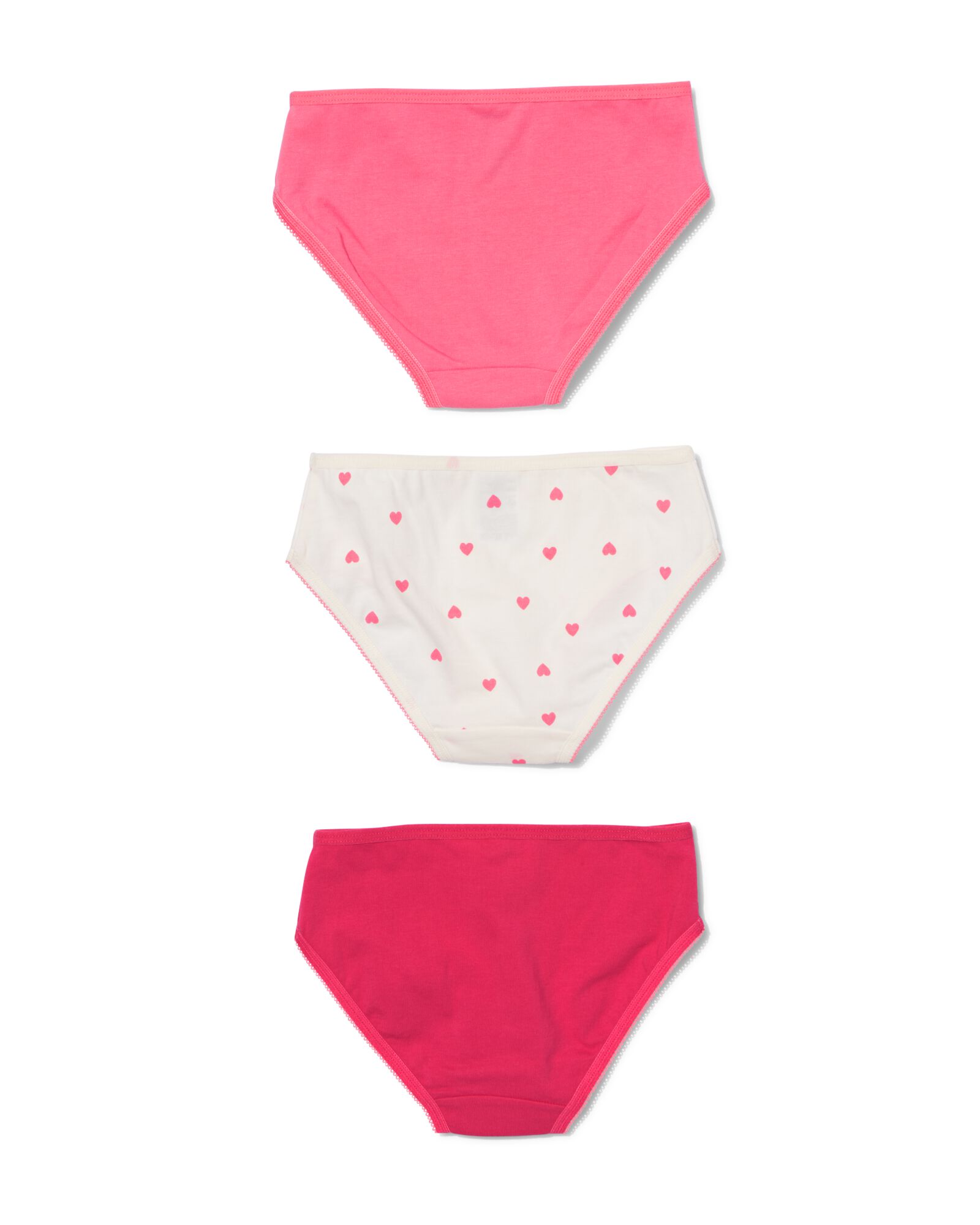 3er-Pack Kinder-Slips, Baumwolle rosa - 19321230PINK - HEMA