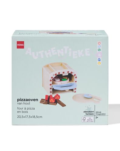 Pizzaofen 21 &times; 20 &times; 19 cm Holz - 15100237 - HEMA