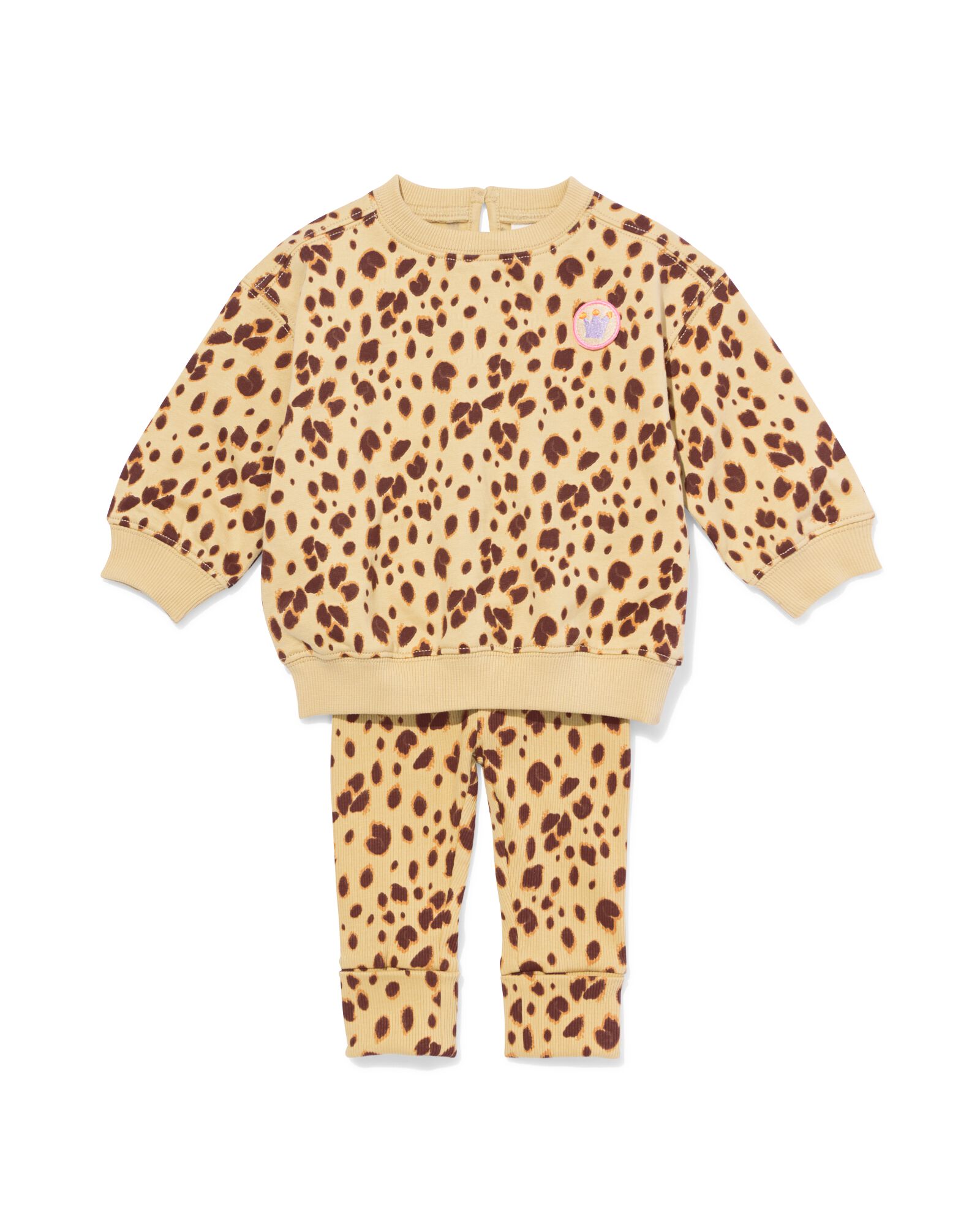 baby kledingset luipaard bruin - 33041170BROWN - HEMA