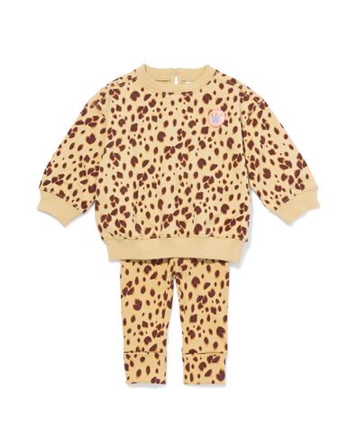 baby kledingset luipaard bruin - 33041170BROWN - HEMA