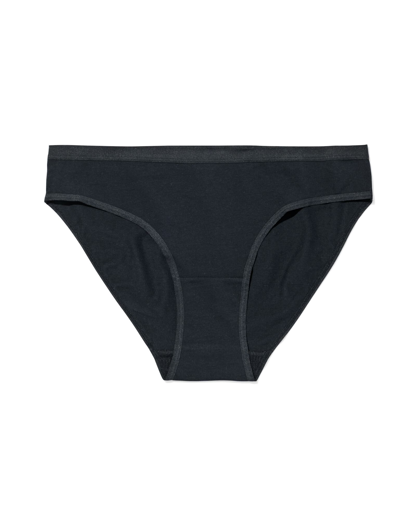 damesslip perfect comfort katoen  zwart - 19621239BLACK - HEMA