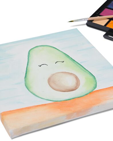 canvasdoeken 280gsm 20x20 - 3 stuks - 60720067 - HEMA