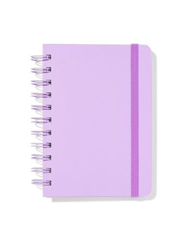carnet A6 lign&eacute; lilas - 14120121 - HEMA