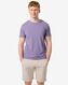 t-shirt homme piqué violet M - 2115945 - HEMA