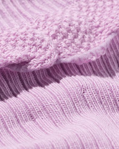 kindersokken broderie - 5 paar oudroze oudroze - 4320760OLDPINK - HEMA