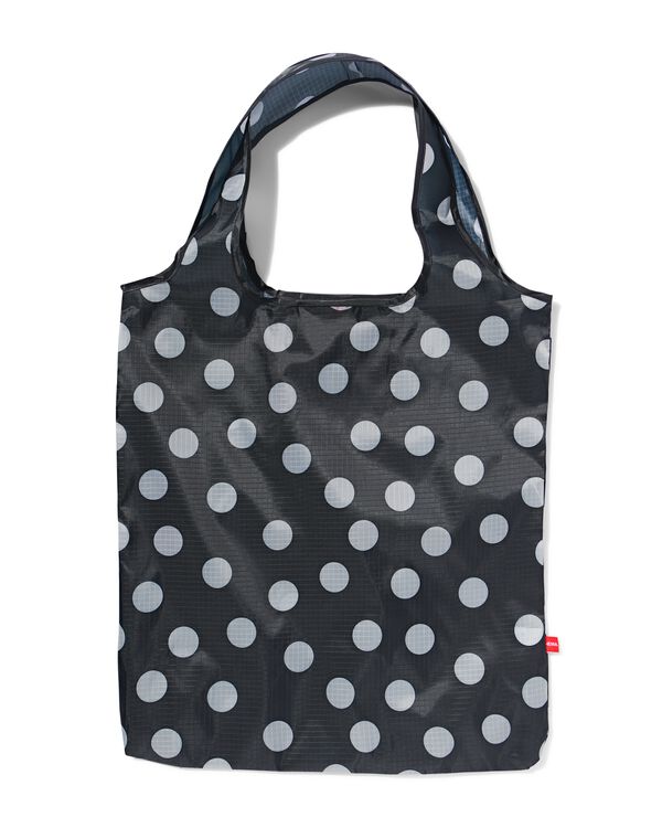 sac de courses pliant 48x43 noir - 18640055 - HEMA