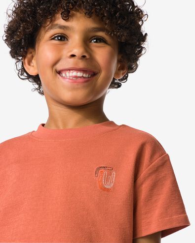 t-shirt enfant graphique marron clair marron clair - 30717404LIGHTBROWN - HEMA