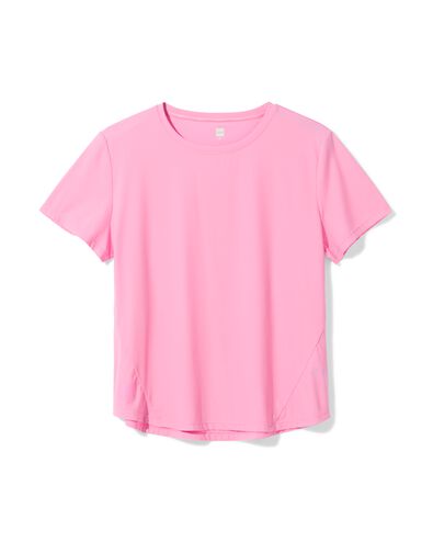 damessportshirt  roze roze - 36000458PINK - HEMA