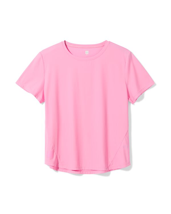 damessportshirt  roze roze - 36000458PINK - HEMA