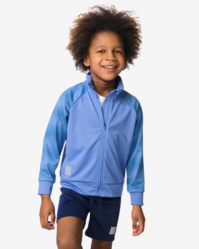 kinder trainingsjas  blauw blauw - 30600047BLUE - HEMA