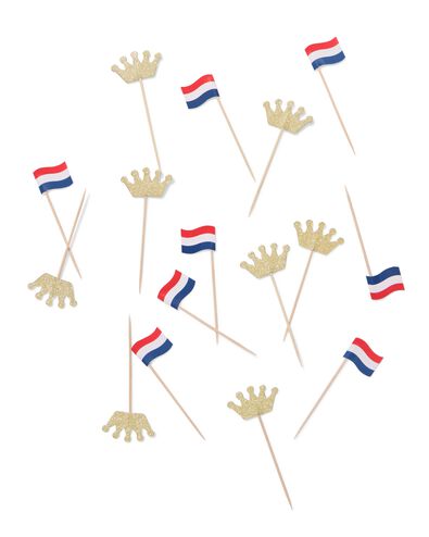 cocktailprikkers 8.5cm Koningsdag - 60800519 - HEMA