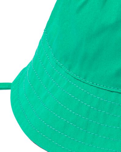 chapeau de soleil bébé coton vert 98/104 - 33229989 - HEMA