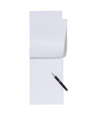 schetsboek met spiraal A4 120gr - 60720075 - HEMA
