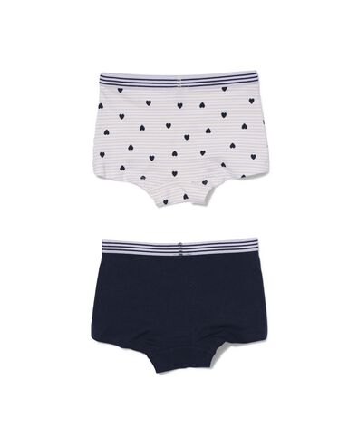 2er-Pack Kinder-Boxershorts, Baumwolle/Elasthan dunkelblau - 19391330DARKBLUE - HEMA