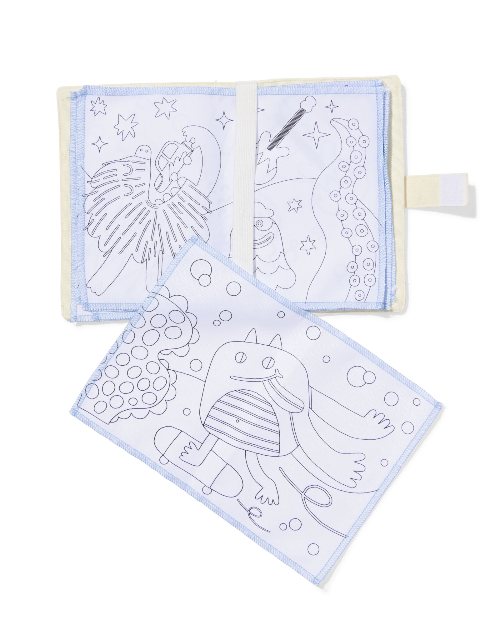 livre de coloriage en tissu lavable - 15900300 - HEMA