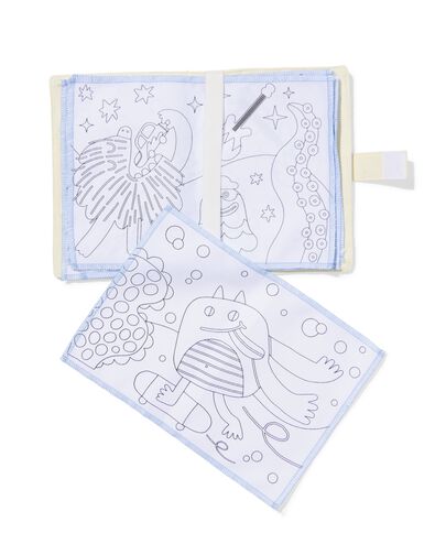 livre de coloriage en tissu lavable - 15900300 - HEMA