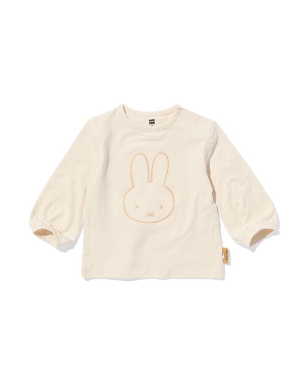 Miffy Newborn-T-Shirt, Jersey ecru ecru - 33440820ECRU - HEMA