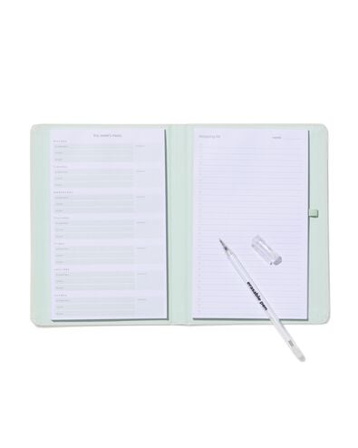 planificateur de repas avec stylo en livret 21x15 cm  - 14103704 - HEMA