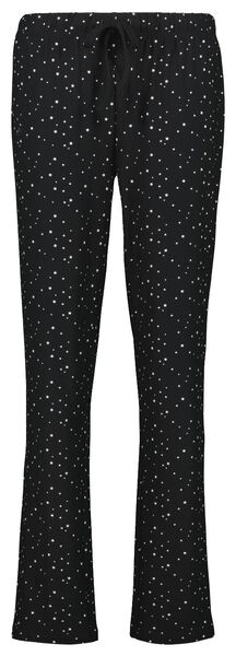 Damen-Pyjama, Sterne schwarz M - 23421052 - HEMA