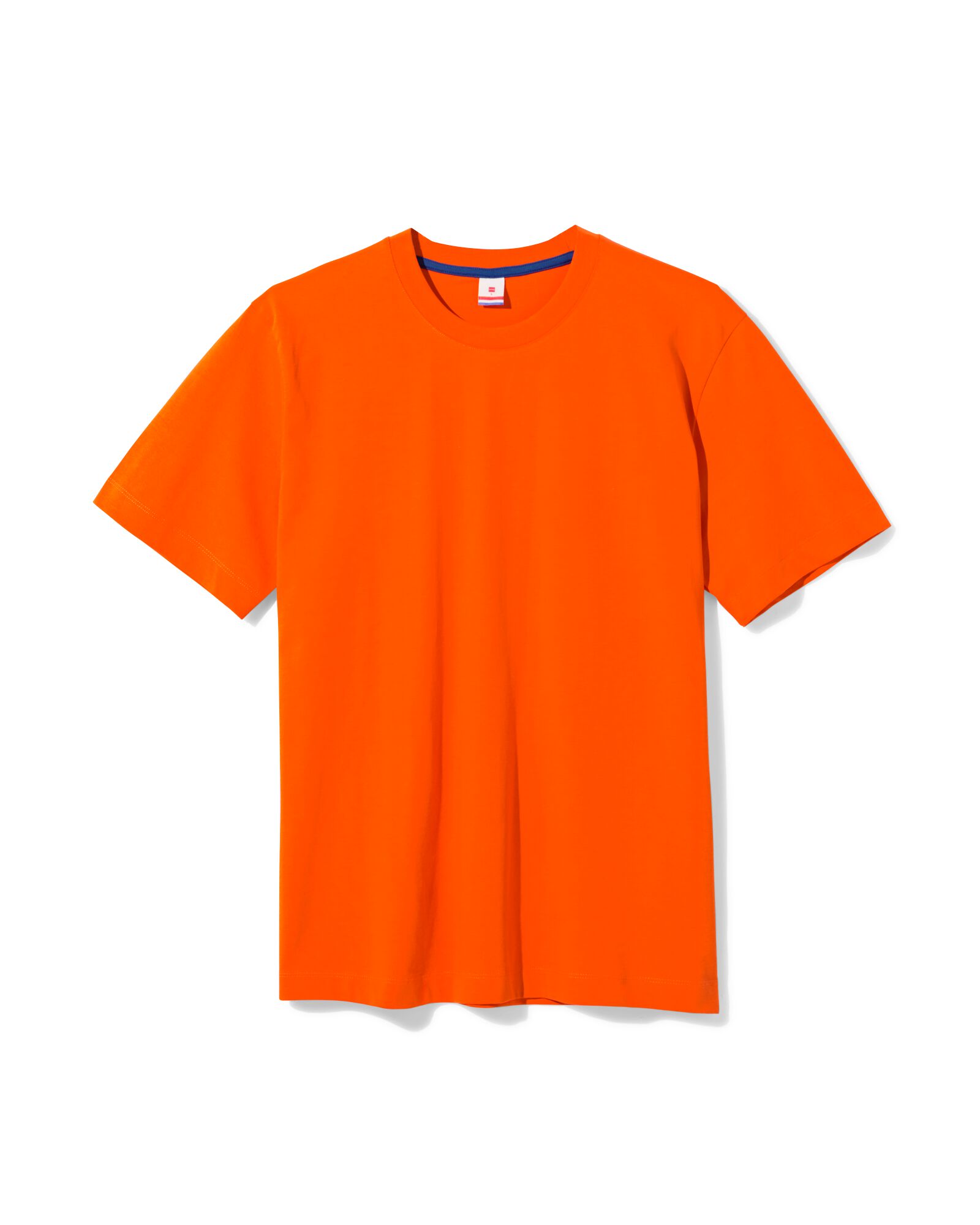 heren T-shirt Elias relaxed fit WK oranje oranje - 2100050ORANGE - HEMA
