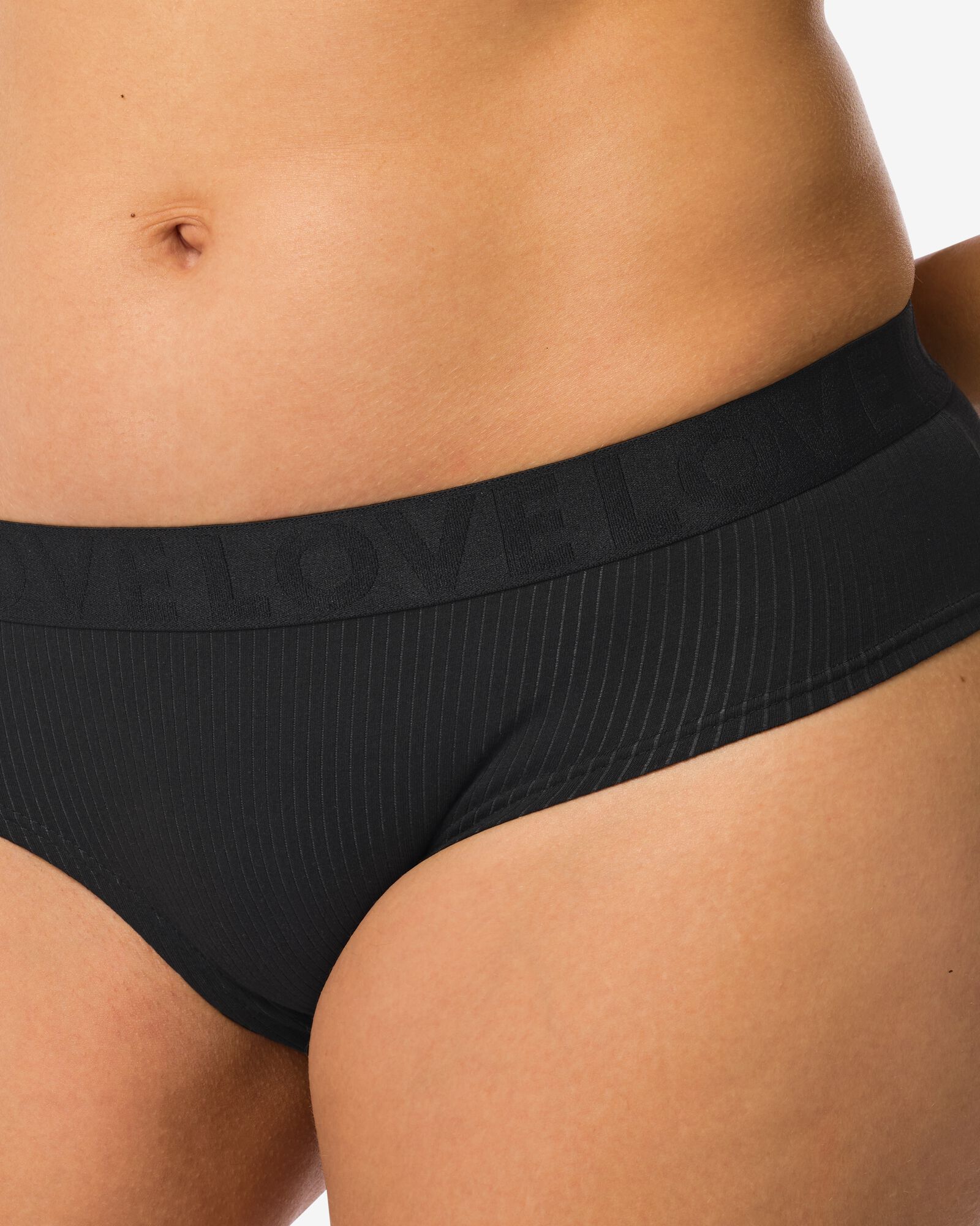 Damen-Hipster, Baumwolle schwarz schwarz - 21950724BLACK - HEMA