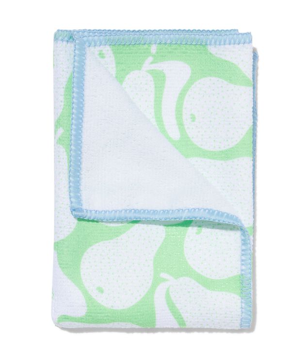 schoonmaakdoekje 35x35cm peren  - 20550017 - HEMA