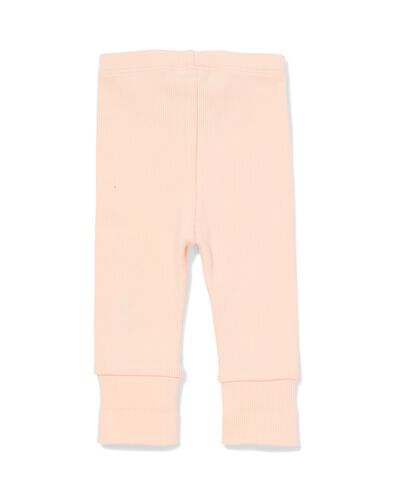 newborn meegroeilegging rib fruit zalmroze zalmroze - 33444220SALMONPINK - HEMA