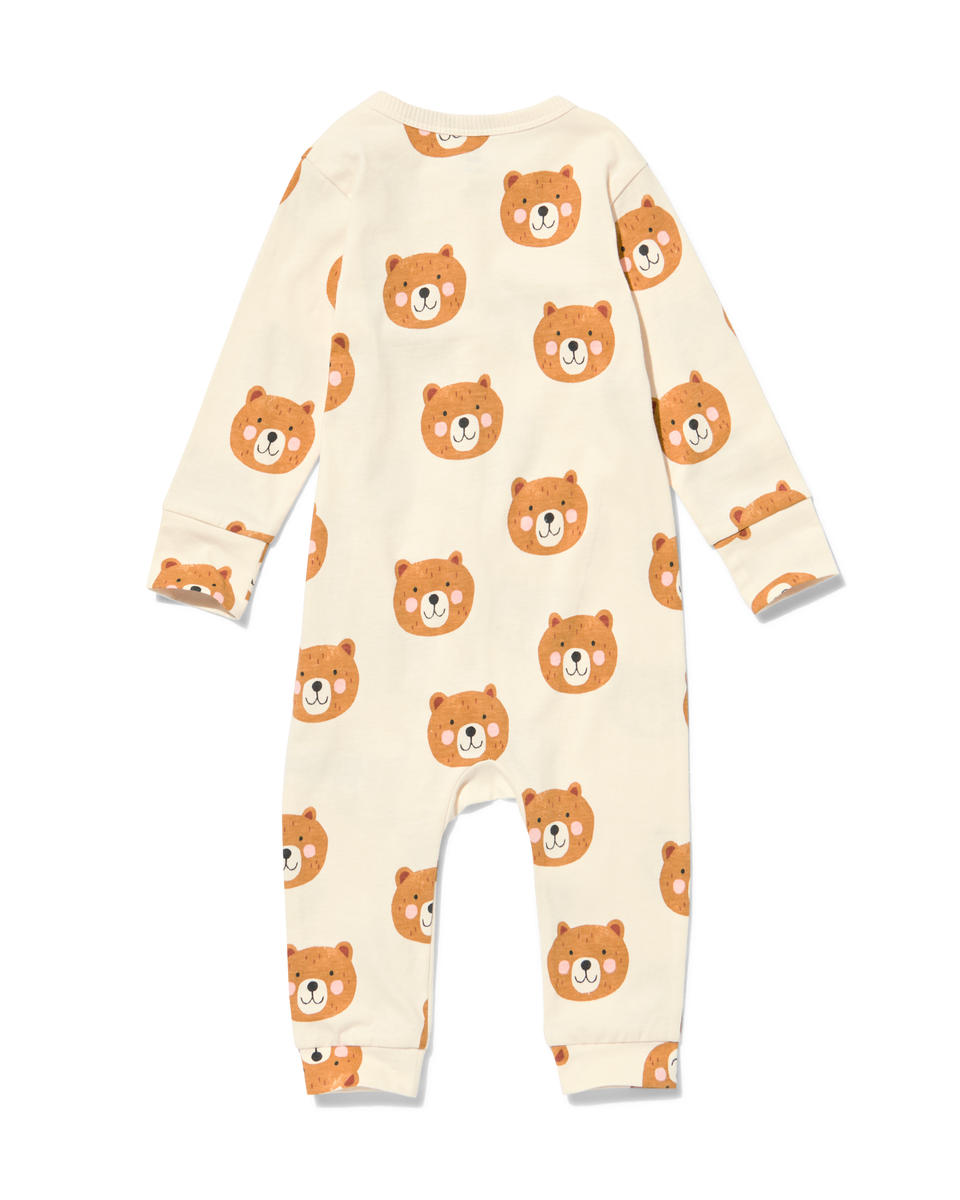 Baby-Pyjama, Baumwolle, Bären beige beige - 1000030060 - HEMA