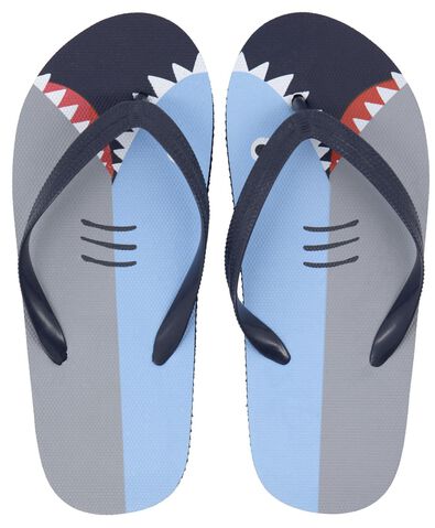 claquettes enfant requins bleu - 1000026834 - HEMA