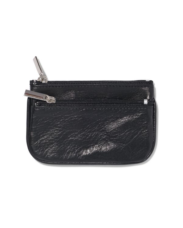 Schl&uuml;sseletui aus Leder, Schwarz - 18150052 - HEMA