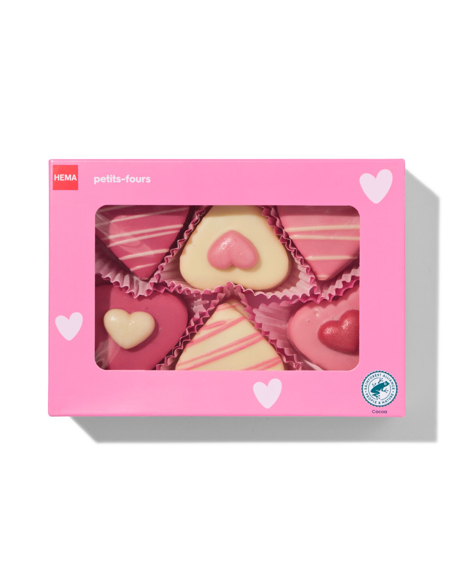 6er-Pack Petits Fours, Herzen - 24162201 - HEMA