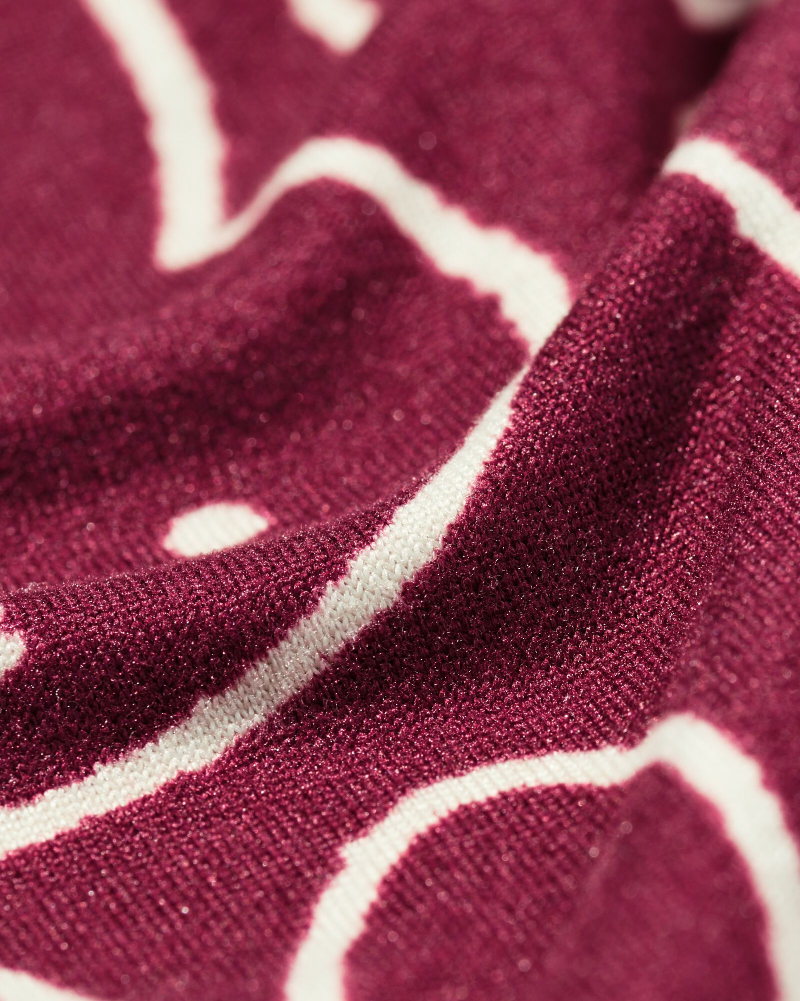 pyjama femme microfibre Miffy bordeaux - 23400980BURGUNDYRED - HEMA