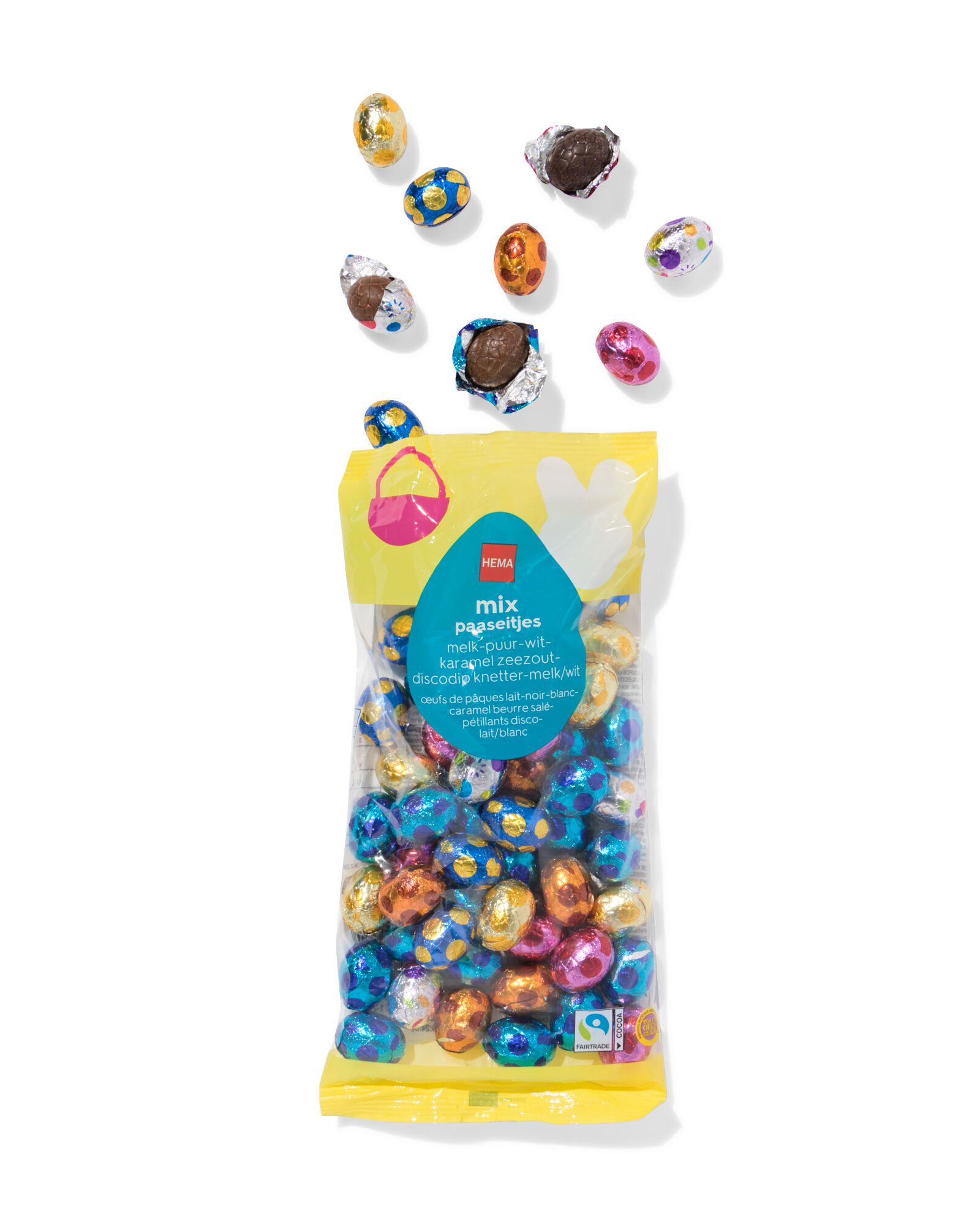 oeufs en chocolat assortis 450g - 24212299 - HEMA